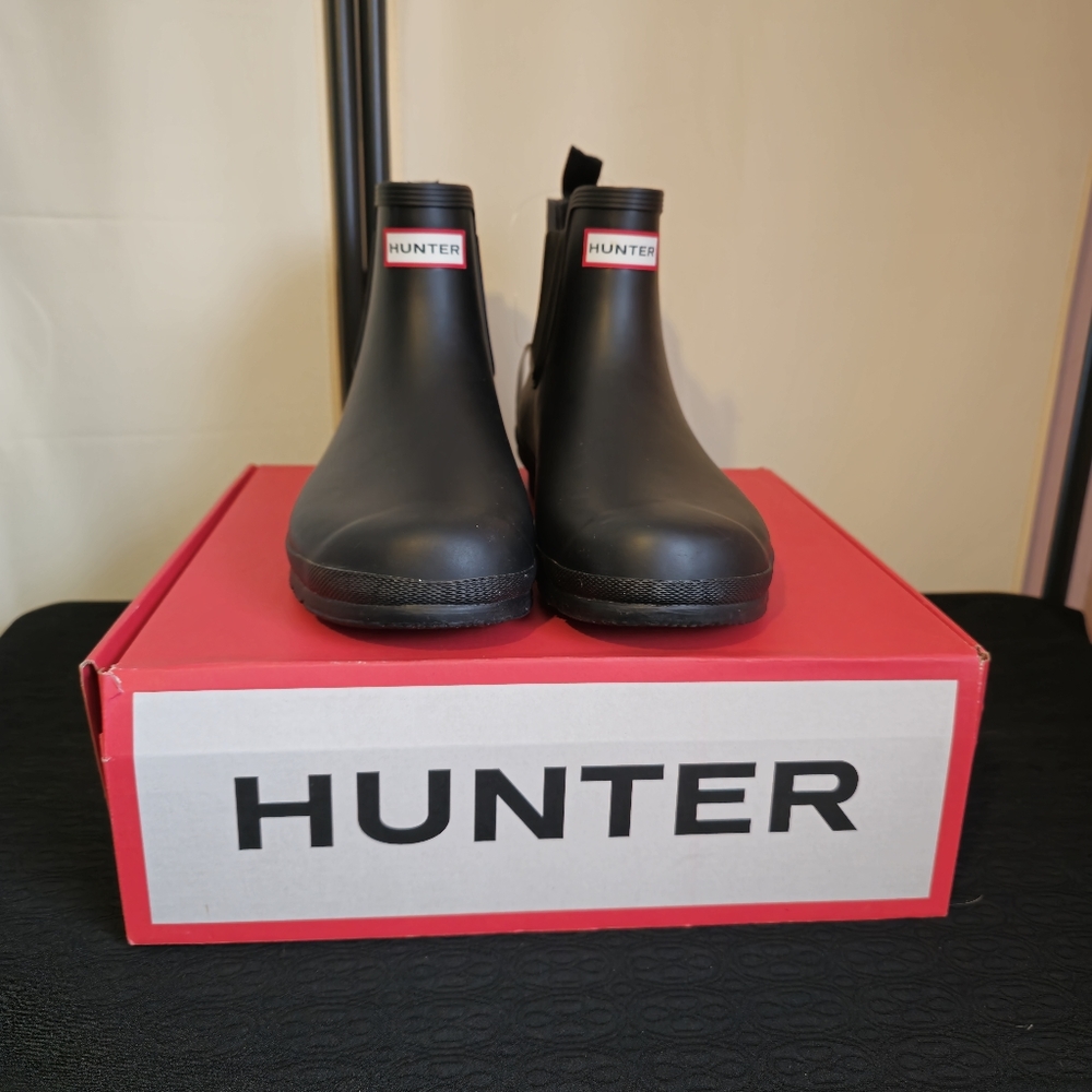 Hunter Black Rain Boots